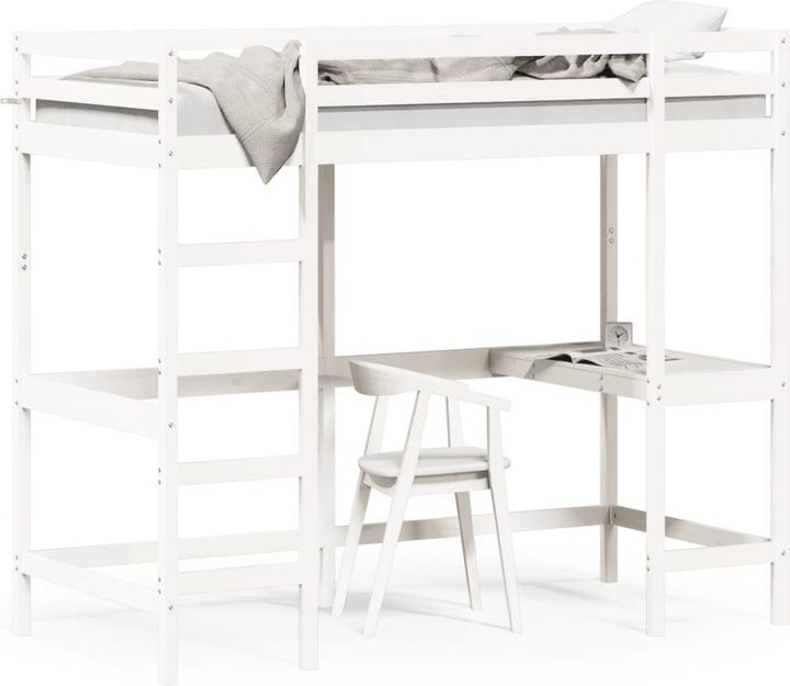 Image du produit VidaXL Lit superposé avec bureau (100 x 200 cm)