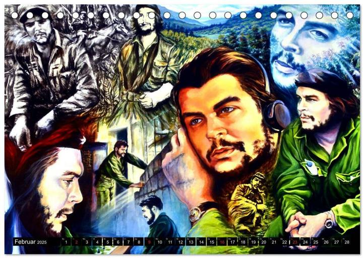 Actual product image CHE - Ernesto Che Guevara in Kuba (Tischkalender 2025 DIN A5 quer), Monatskalender (A5, German)