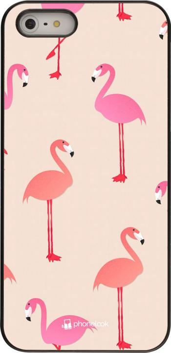 Produktbild PhoneLook Hülle Pink Flamingos Pattern (Apple iPhone 5s, Apple iPhone 5)