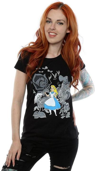 Immagine prodotto Alice In Wonderland Maglietta in cotone a fiori (L)