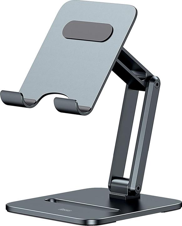 Baseus Supporto da tavolo biassiale pieghevole in metallo (per tablet) grigio