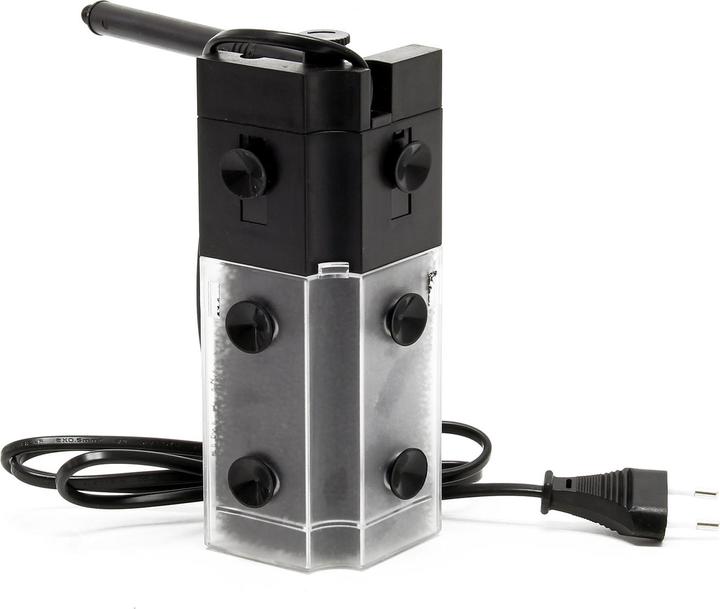 Produktbild SunSun JP-093 Innenfilter Aquarium 450 l/h 5W Eckfilter M Aquarium Pumpe bis 60L (60 l, Innenfilter, Süsswasser, Salzwasser)