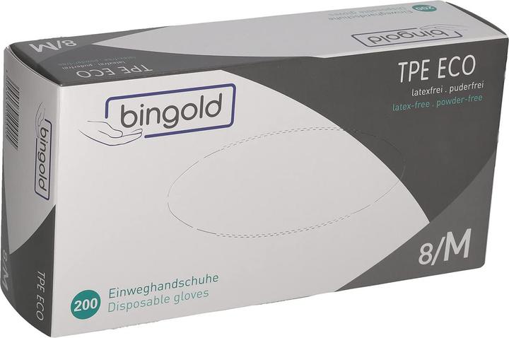 Produktbild Eneroid Einweg-Handschuhe, BINGOLD, TPE, M8, ungepudert, 200 Stück (M)