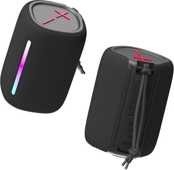 Productafbeelding Forever Bluetooth-luidspreker BS-10 LED zwart (5 h, Voeding via USB)
