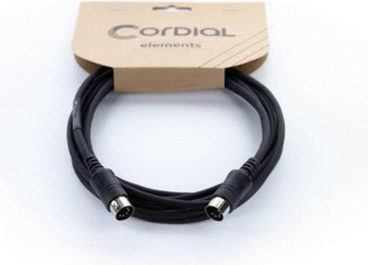 Immagine prodotto Cordial MIDI Verbindungskabel (1x MIDI-Male - 1x MIDI-Male) 6 m Schwarz (6 m, MIDI)