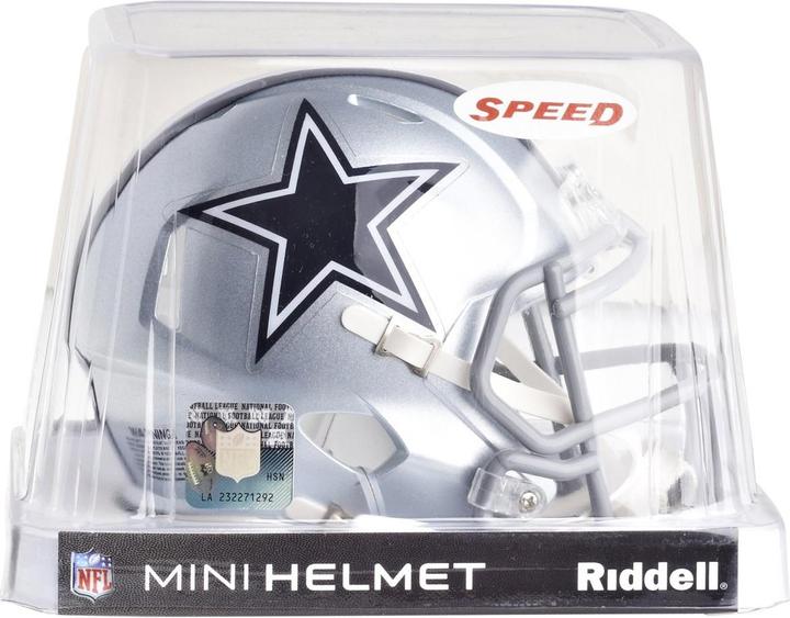 Actual product image Riddell Mini Football Helmet NFL Speed Dallas Cowboys