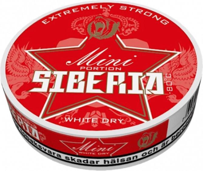 Siberia -80 Degrees Mini Strong White Dry Portion (White Portion, 43 mg)