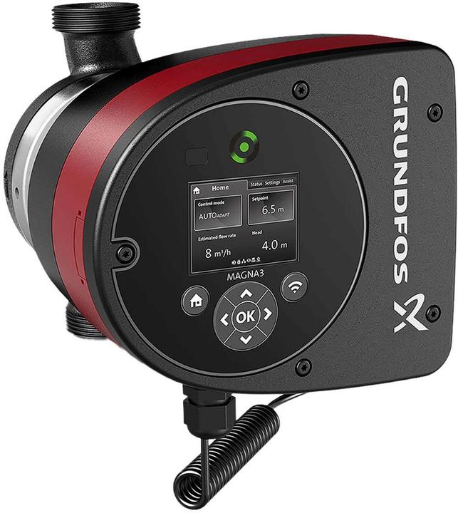 Productafbeelding Grundfos Elektronisch geregelde circulatiepomp MAGNA3 25-60 180 mm 1 1/2" 97924624