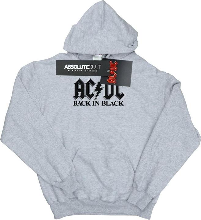 Produktbild AC/DC Back in Black Logo Kapuzenpullover (L)