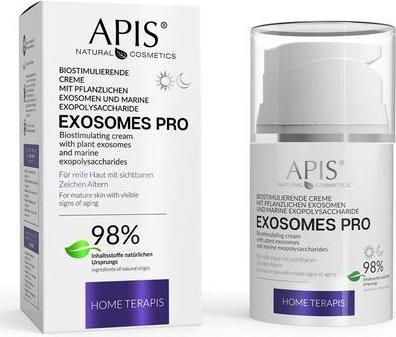 Actual product image Apis Natural Cosmetics Biostimulating Cream with Plant Exosomes EXOSOMES PRO Home Therapies Innovative Skin Care Regenerati (Body cream, 50 ml)