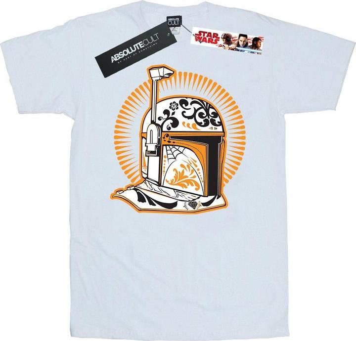 Star Wars Boba Fett Dia De Los Muertos TShirt (L)