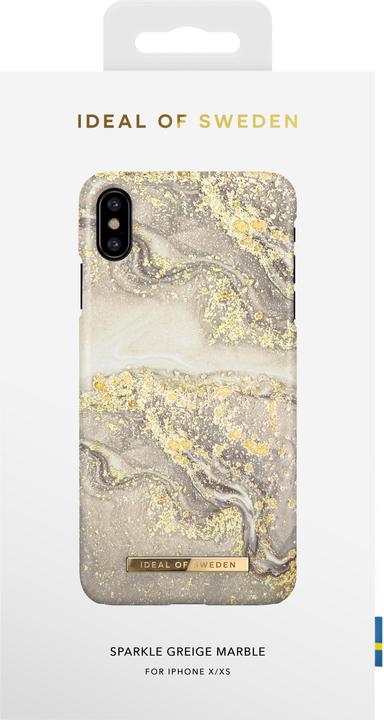 Actual product image iDeal Of Sweden Sparkle Greige Marble (Apple iPhone X)