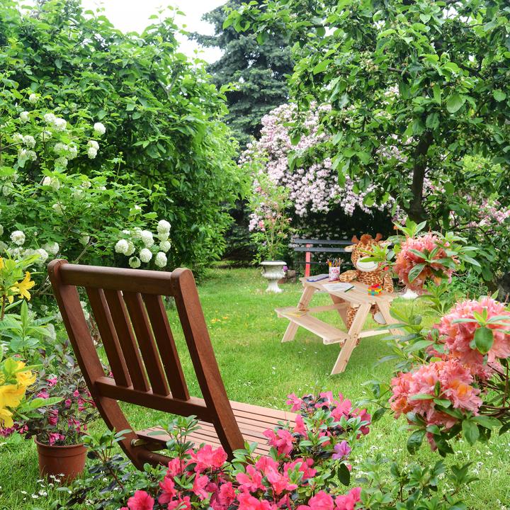 Actual product image Relaxdays Kids Picnic Table Set Pine Wood