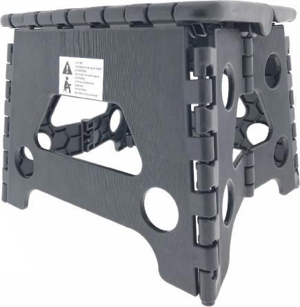 Produktbild Benson Klapphocker schwarz / weiss klein - 80 kg