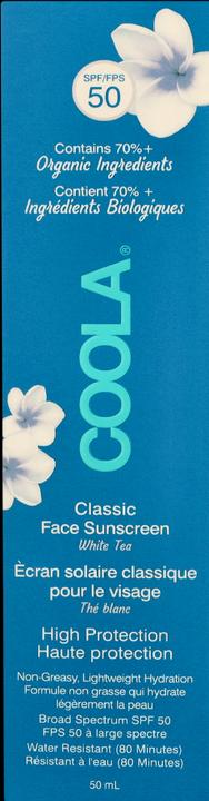 Produktbild Coola Suncare Classic Lotion White Tea (Sonnencreme Gesicht, SPF 50, 50 ml, 50 g)