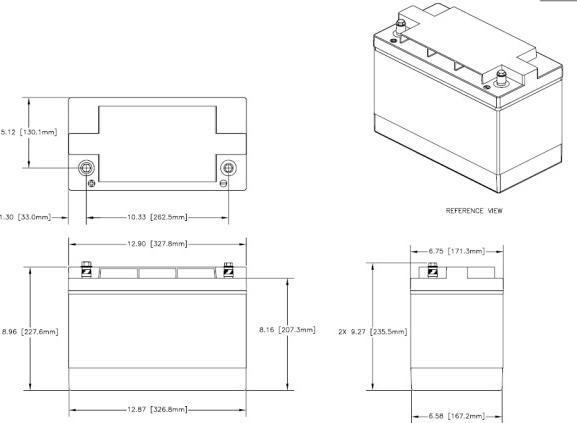 Immagine prodotto Lifeline GPL-31T (12 V, 105 Ah)