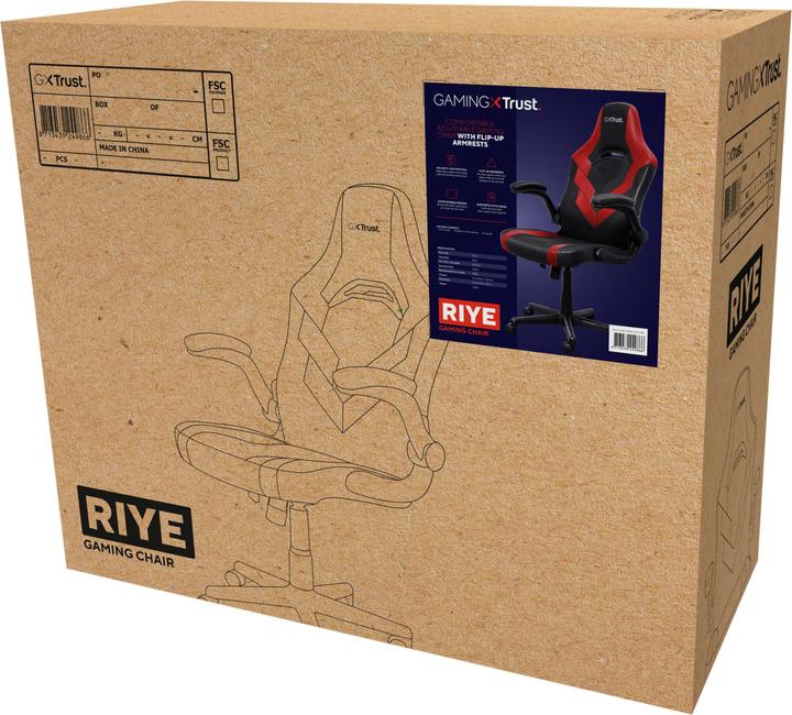 Immagine prodotto Trust Sedia da gioco GXT 703R Riye Nero/Rosso
