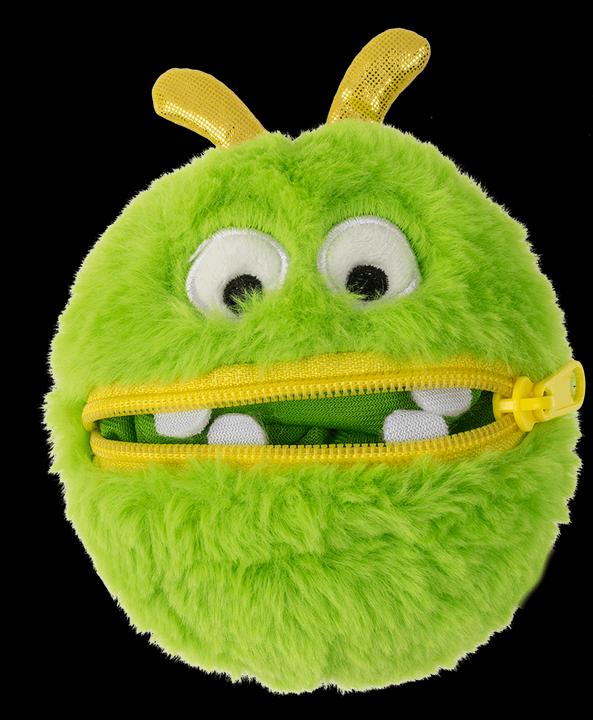 Actual product image Out of the blue Keyring Zippy Friends Worry Eater green