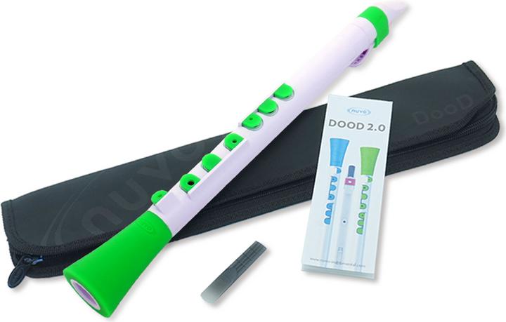 Nuvo N430D Clarinetto per bambini DooD2.0 in C, bianco-verde (Clarinetto)
