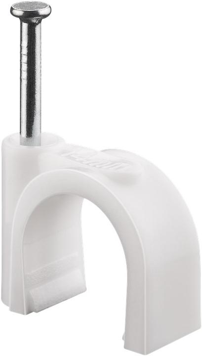 Goobay Cable clamp, white max. cable diameter : 14.0 mm