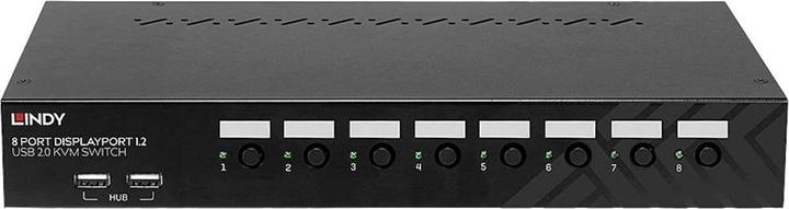 Actual product image Lindy 8 port DisplayPort 1.2 USB 2.0 KVM switch
