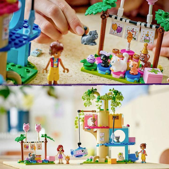 Productafbeelding LEGO FRIENDS katten verjaardagsfeestje & boomhut (42666, LEGO Vrienden)