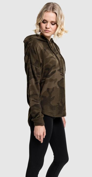 Immagine prodotto Urban Classics Felpa con cappuccio camo oversize da donna (XS)