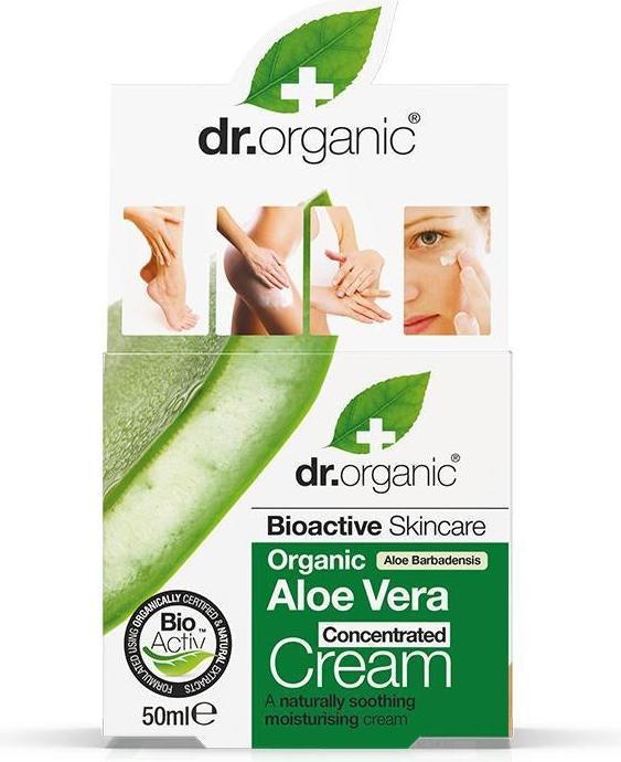 Actual product image Dr. Organic ALOE VERA crema concentrada 50 ml (50 ml, 24h cream)