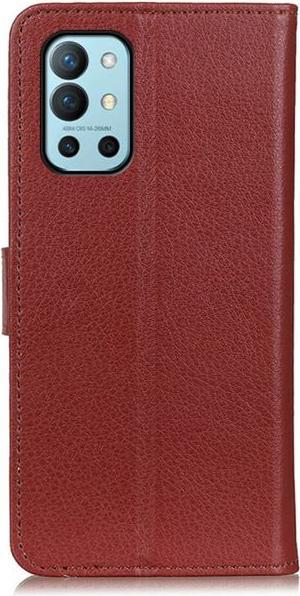 Actual product image MU Classic Litchi Leather Bookcover Series (OnePlus 9R)