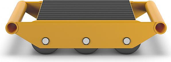 Produktbild eurokraft basic Transportroller mit Nylonrollen (6000 kg)
