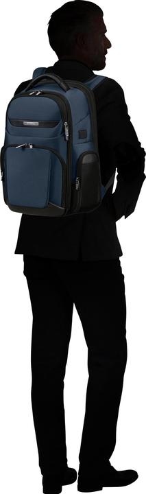 Actual product image Samsonite Laptoprugzak - Pro-Dlx 6 15.6 inch Uitbreidbaar 21/26 l - Blue (26 l)