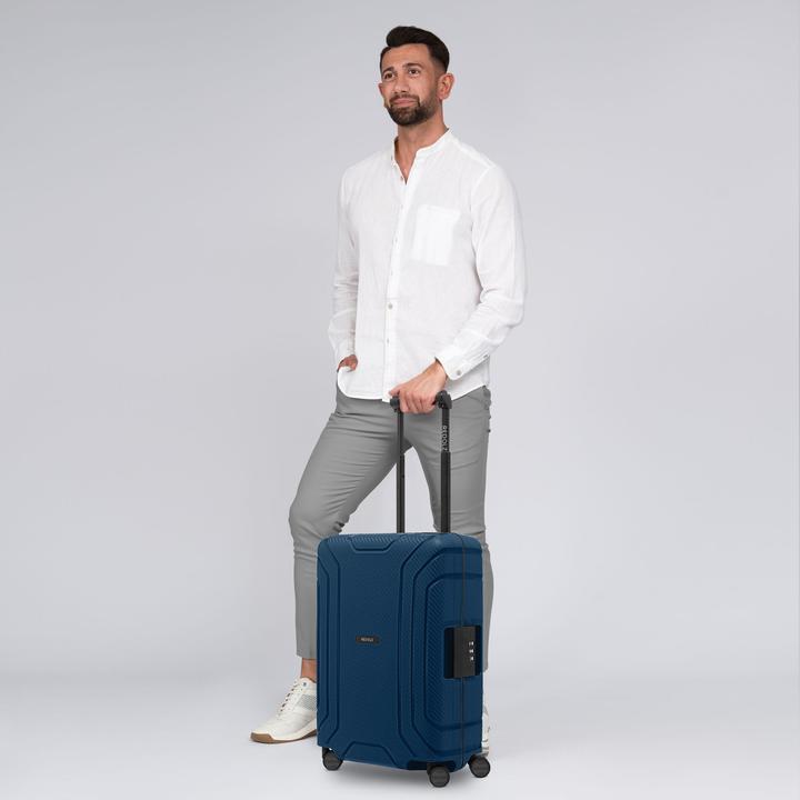 Produktbild Redolz Essentials 15 4-Rollen Kabinentrolley 55 cm mit Dreipunkt-Verschluss (40 l)