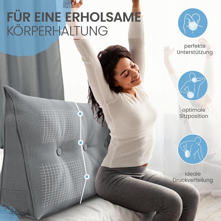Produktbild Aktivshop Bett- und Rückenstützkissen (20 x 160 x 50 cm)