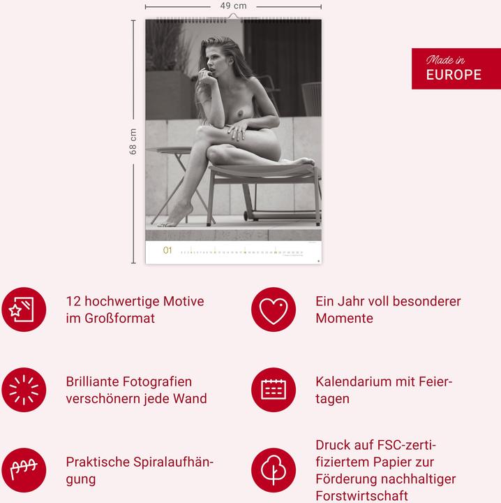 Immagine prodotto Frauen Edition Kalender 2026 (49 x 68 cm, Copertina rigida, Tedesco)