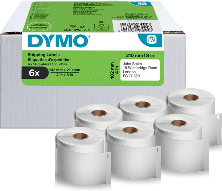 Produktbild Dymo LW-Versandetiketten Grosspack 6Rl 140St/Rol
