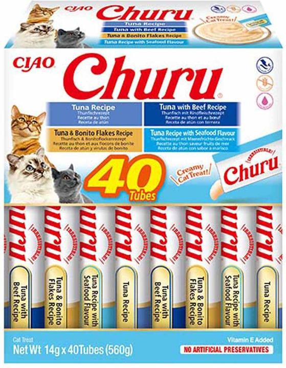 Inaba Churu Variety box (Adult, 40 pcs., 560 g)