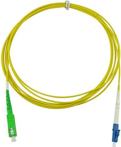 Immagine prodotto BlueOptics Cavo patch in fibra ottica Simplex LC/UPC-SC/APC monomodale da 5 metri (5 m)