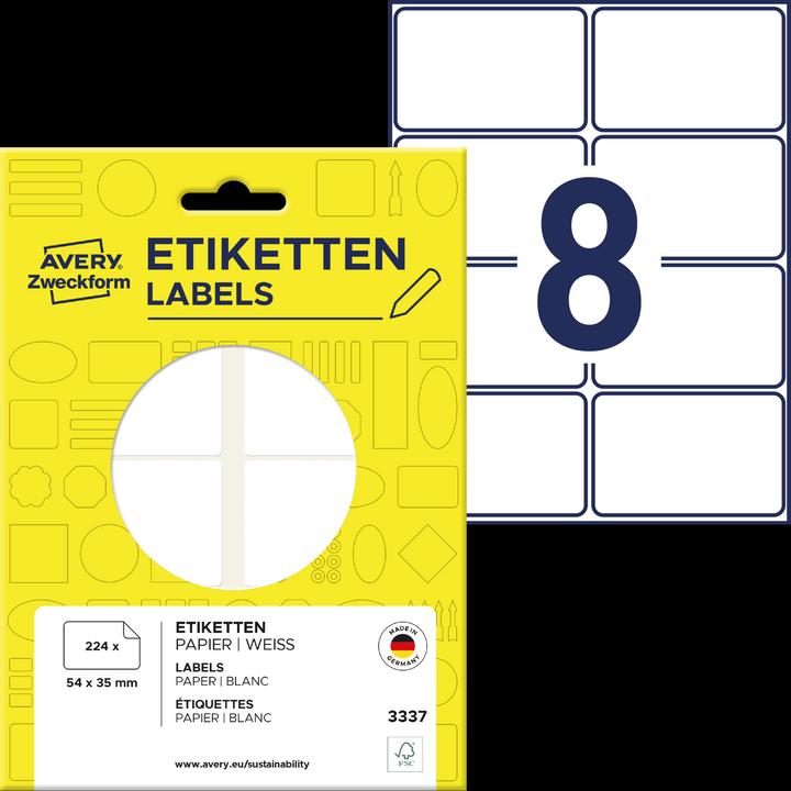 Image du produit Avery Étiquettes multi-usages 3337