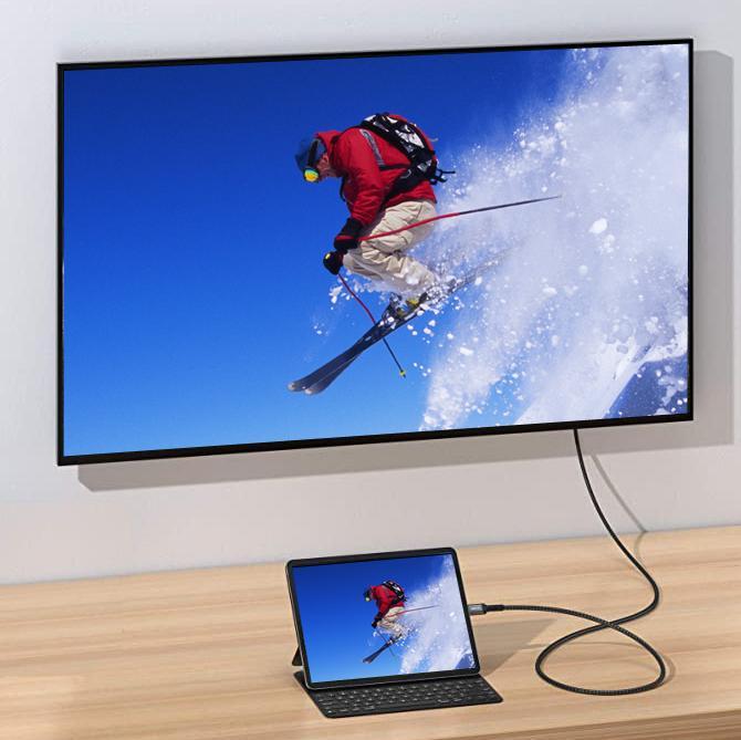 Produktbild equip HDMI – USB Typ-C (3 m, USB Typ C, HDMI)