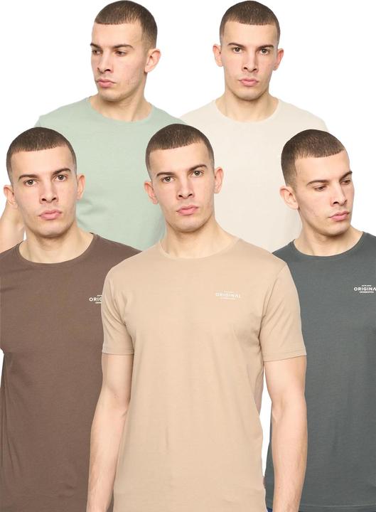 Immagine prodotto Crosshatch Basicnatural Maglietta Uomo Misura Confezione 5 (S)