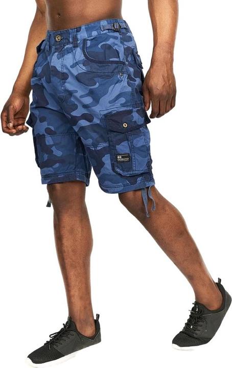 Crosshatch Mens Jimster Camo Cargo Shorts