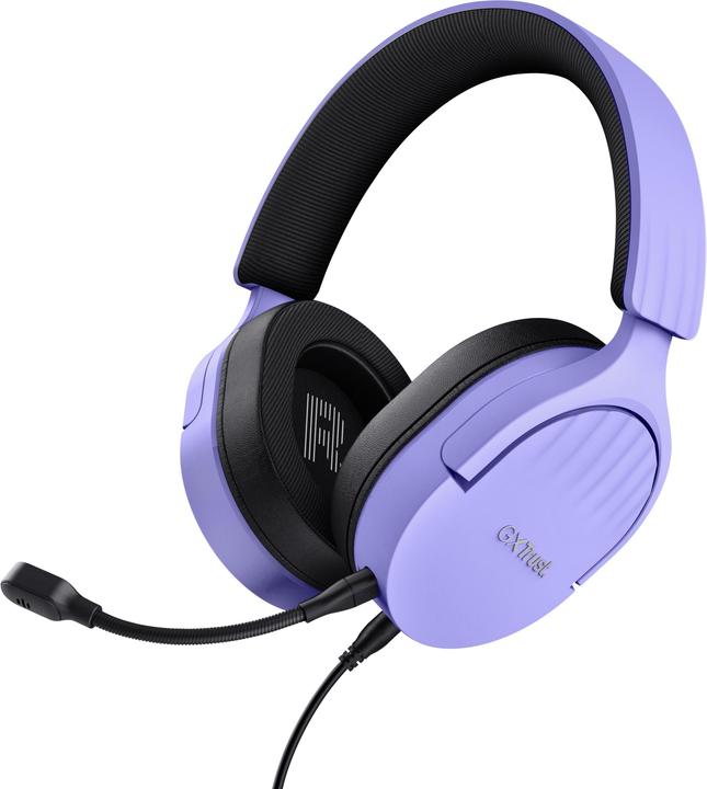 Produktbild Trust Gxt489p Fayzo Headset Purple (Kabelgebunden)
