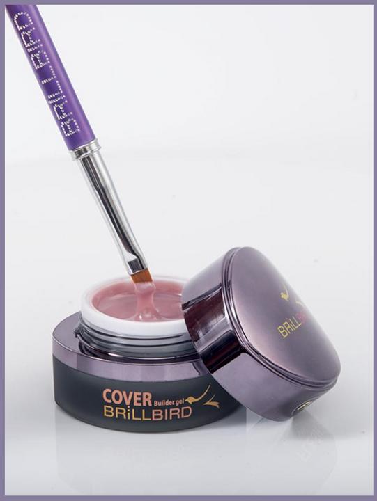Immagine prodotto BrillBird Cover Flesh Pink Gel - Skin Tone Pink 50ml (Smalto per unghie effetto gel)