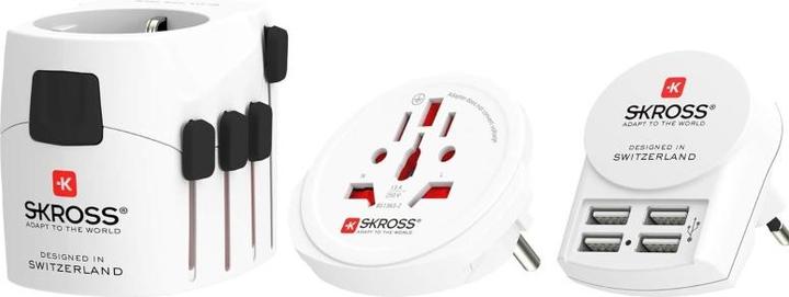Actual product image Skross World Travel Adapter PRO+ 4x USB