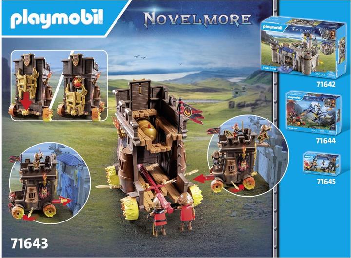 Produktbild Playmobil Angriffswagen mit Feuerkanone (71643, Playmobil Novelmore)