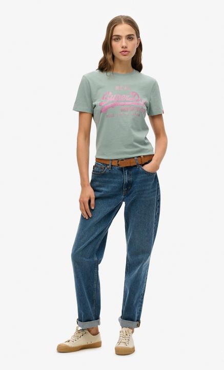 Actual product image Superdry Vl Rhinestone Slim Tee (14)