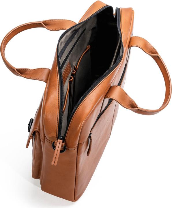 Actual product image Farmhood Memphis briefcase leather 39 cm laptop compartment (15.40")
