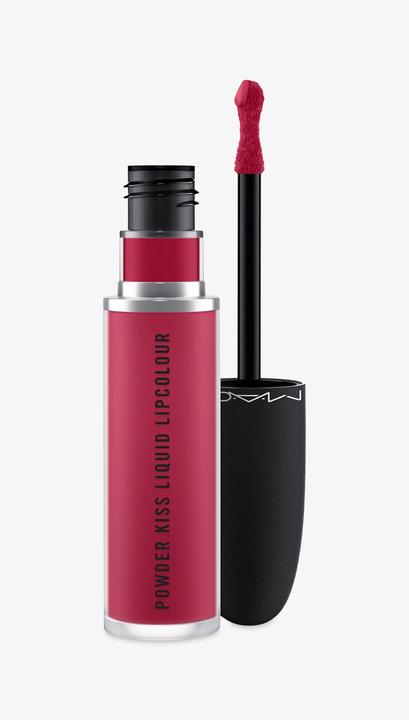 Actual product image MAC Cosmetics Powder Kiss Liquid Lipcolour (980 Elegance Is Learned)