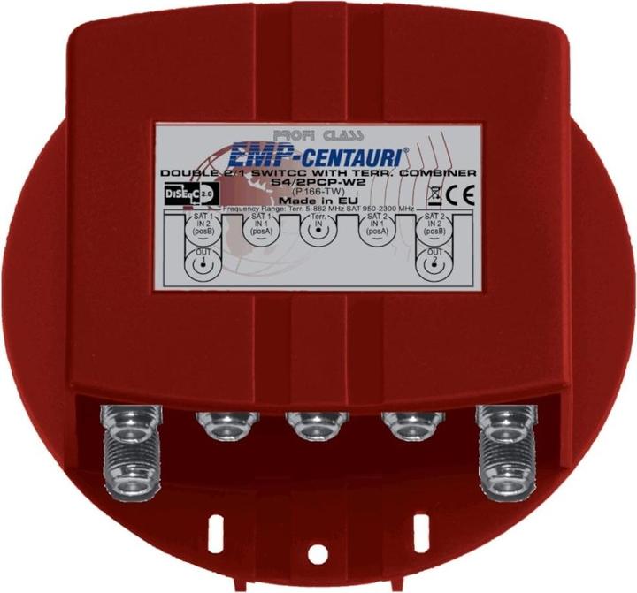 Produktbild EMP Centauri DiSEqC Schalter S4/2PCP-W2 (DiSEqC)