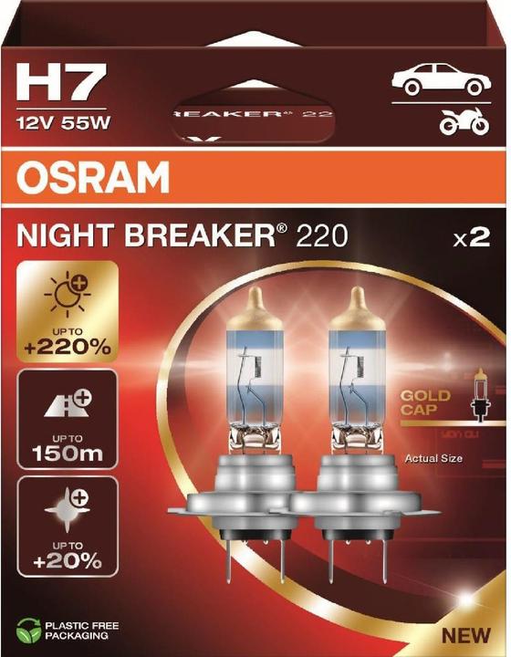 Osram Interruttore notturno 220 (H7)